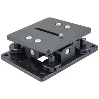 Tripod Heads - KUPO KSC-150 MINI 4 WAY LEVELING CAM MOUNT W/ 3/8 SLOT-BLK KSC-150 - quick order from manufacturer