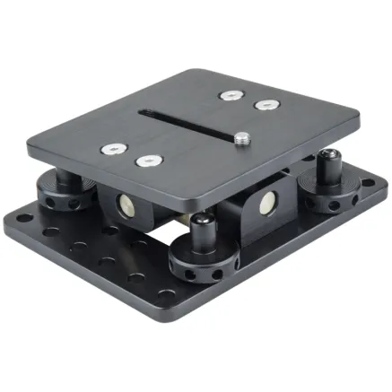 KUPO KSC-150 MINI 4 WAY LEVELING CAM MOUNT W/ 3/8 SLOT-BLK KSC-150