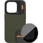 For smartphones - POLARPRO KIT - LITECHASER IPHONE 15 PRO MAX CASE FOREST + VND 3-5 FILTER 131152 - quick order from manufacturer