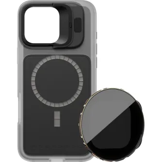 Camera Cage - POLARPRO KIT - LITECHASER IPHONE 16 PRO MAX BASE CASE CLEAR + VND 3-5 FILTER 131164 - quick order from manufacturer