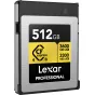Memory Cards - LEXAR CFEXPRESS 4.0 PRO GOLD R3600/W3300 512GB LCXEXP4512G-RNENG - quick order from manufacturer