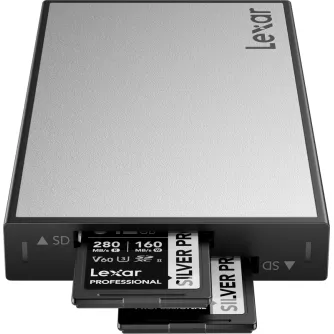 Card Reader - LEXAR PROFESSIONAL WORKFLOW USB 3.2 GEN2 READER, UHS-II, SUPPORT DUAL SLOT SD LPWF720N-4ANGL - quick order from manufacturer