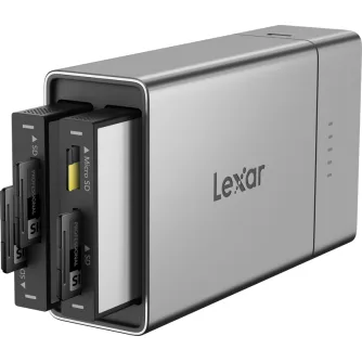 External Hard Drives HDD & SSD - LEXAR PROFESSIONAL WORKFLOW GO FOR 2 MODULE BAY INCL. 5000MAH BATTERY LPWF600N-1ANGL - quick order from manufacturer