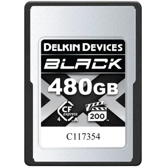 Memory Cards - DELKIN CFEXPRESS 4.0 BLACK TYPE A VGP200, R1830/W1710 (TYPE A 4.0) 480GB DCA4BV2480 - quick order from manufacturer