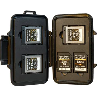 Memory Card Case - DELKIN WEATHER RESISTANT CASE FOR CFEXPRESS TYPE B (TOTE FOR 3XCFEXPRESS TYPE B/2XSD & 2XMICROSD) DTOTE-CBS - quick order from manufacturer