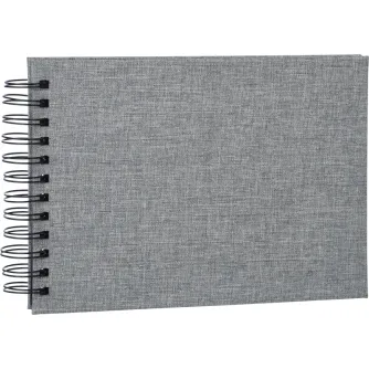 Photo Albums - FOCUS ESSENCE WIRE-O 23X17 GREY W. BLACK SHEETS 131363 - quick order from manufacturer