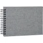 Photo Albums - FOCUS ESSENCE WIRE-O 23X17 GREY W. BLACK SHEETS 131363 - quick order from manufacturer