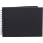 Photo Albums - FOCUS ESSENCE WIRE-O 23X17 BLACK W. BLACK SHEETS 131364 - quick order from manufacturer