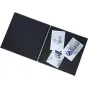 Photo Albums - FOCUS ESSENCE WIRE-O 30X30 GREY W. BLACK SHEETS 131365 - quick order from manufacturer