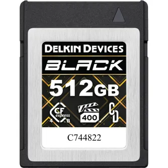 Memory Cards - DELKIN CFEXPRESS 4.0 BLACK TYPE B R3600/W3200 (VPG400) 512GB DCB4BV4512 - quick order from manufacturer