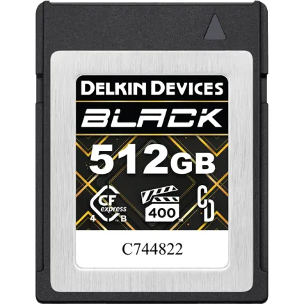 DELKIN CFEXPRESS 4.0 BLACK TYPE B R3600/W3200 (VPG400) 512GB DCB4BV4512