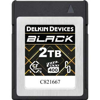 Memory Cards - DELKIN CFEXPRESS 4.0 BLACK TYPE B R3700/W3220 (VPG400) 2TB DCB4BV42T - quick order from manufacturer