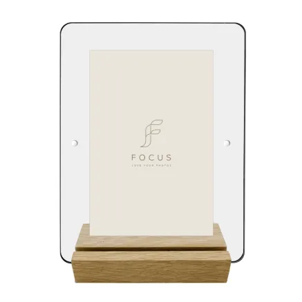 FOCUS PHOTO BLOCK OAK ACRYLIC 10X15 133001