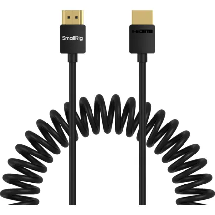 SmallRig 4963 COILED HDMI to HDMI (A to A) DATA CABLE