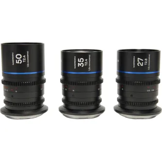 CINEMA Video Lenses - LAOWA NANOMORPHS35 PRIME3-LENSBUNDLE (27MM, 35MM, 50MM) (BLUE) - SONY E VE273550SEB - quick order from manufacturer
