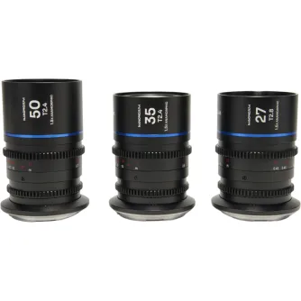 CINEMA Video Lenses - LAOWA NANOMORPHS35 PRIME3-LENSBUNDLE (27MM, 35MM, 50MM) (BLUE) - CANON RF VE273550RFB - quick order from manufacturer