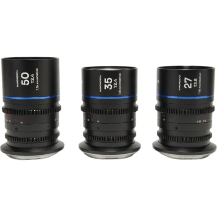 LAOWA NANOMORPHS35 PRIME3-LENSBUNDLE (27MM, 35MM, 50MM) (BLUE) - CANON RF VE273550RFB