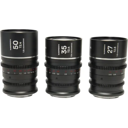 LAOWA NANOMORPHS35 PRIME3-LENSBUNDLE (27MM, 35MM, 50MM) (SILVER) - CANON RF VE273550RFS