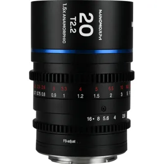 CINEMA Video Lenses - LAOWANANOMORPH20MMT2.21.5XMFT (BLUE) - MFT VE2022MFTB - quick order from manufacturer