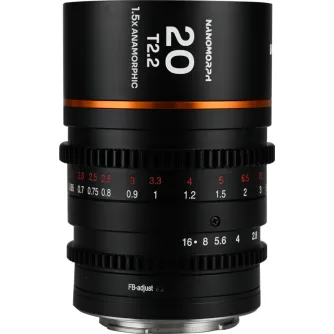 CINEMA Video Lenses - LAOWANANOMORPH20MMT2.21.5XMFT (AMBER) - MFT VE2022MFTA - quick order from manufacturer
