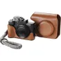 Camera Bags - SMALLRIG 5385 LEATHER CASE KIT FOR CANON POWERSHOT V1 BROWN 5385 - quick order from manufacturer