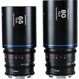 CINEMA Video Lenses - LAOWA NANOMORPHS35 PRIME2-LENSBUNDLE (65MM,80MM) (BLUE) - DL VE6580DLB - quick order from manufacturer