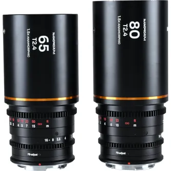 CINEMA Video Lenses - LAOWA NANOMORPHS35 PRIME2-LENSBUNDLE (65MM,80MM) (AMBER) - SONY E VE6580SEA - quick order from manufacturer