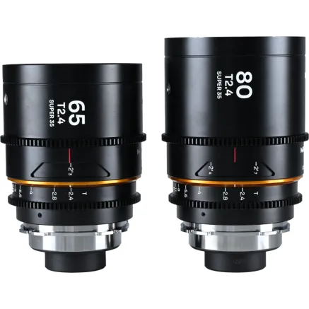 LAOWA NANOMORPHS35 PRIME2-LENSBUNDLE (65MM,80MM) (AMBER) - ARRI PL/CANON EF VE6580PLEFA