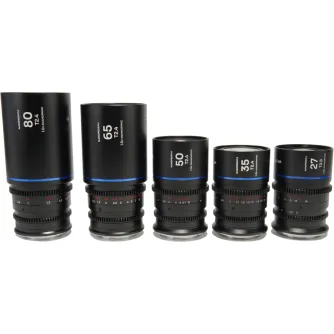 CINEMA Video Lenses - LAOWA NANOMORPHS35 PRIME5-LENSBUNDLE (27+35+50+65+80MM) BLUE - NIKON Z VE2735506580NZB - quick order from manufacturer