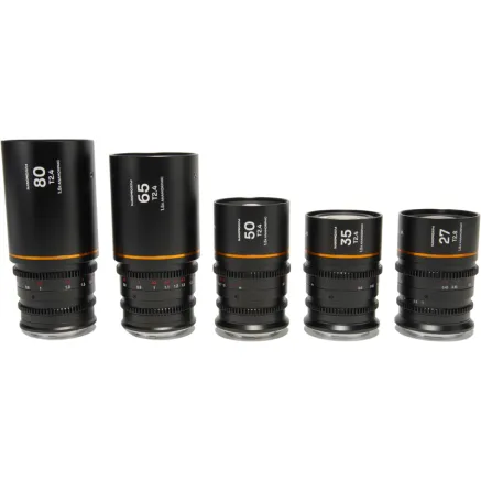 LAOWA NANOMORPHS35 PRIME5-LENSBUNDLE (27+35+50+65+80MM) AMBER - L MOUNT VE2735506580LA