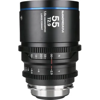 CINEMA Video Lenses - LAOWA NANOMORPH LF 55MM T2.9 1.5X (BLUE) - ARRI PL/CANON EF VE5529PLEFB - quick order from manufacturer