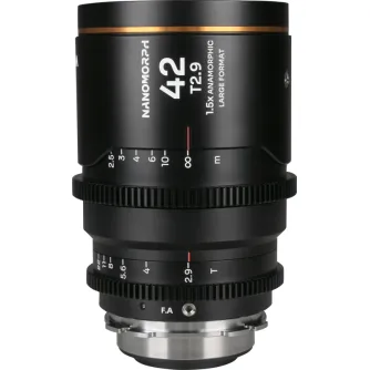 CINEMA Video Lenses - LAOWA NANOMORPH LF 42MM T2.9 1.5X (AMBER) - ARRI PL/CANON EF VE4229PLEFA - quick order from manufacturer