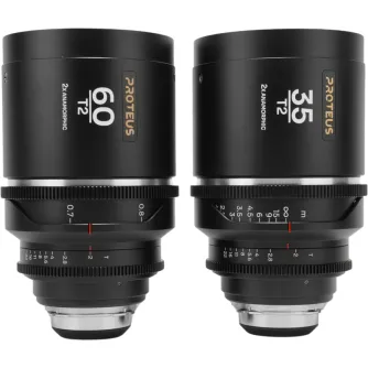 CINEMA Video Lenses - LAOWA PROTEUS 2X ANAMORPHIC 2-LENS BUNDLE SET A (35MM, 60MM) - SILVER - ARRI PL/CANON EF VE3560PLEFSM - quick order from manufacturer