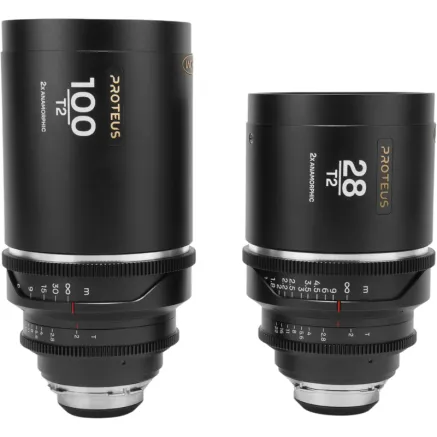 LAOWA PROTEUS 2X ANAMORPHIC 2-LENS BUNDLE SET C (28MM, 100MM) - SILVER - ARRI PL/CANON EF VE28100PLEFSM