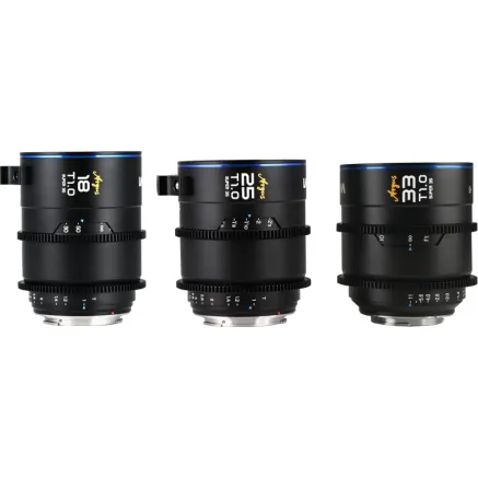 LAOWA ARGUS S35 CINE 3-LENS BUNDLE (18MM,25MM,33MM) - CANON RF VE182533RFC