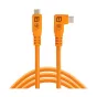 Data Cables - Tether Tools USB-C to Right Angle USB-C 3m 10Gbps Straight to Right TetherPro Optima Orange CUC10RTG2-ORG - quick order from manufacturer