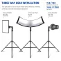 Light Stands - NEEWER ST-260AC, 260 cm 25-30-35 mm air cushion light stand, 10102265 - quick order from manufacturer