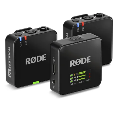 Rode Wireless GO III + Interview GO lavalier wireless microphone set 2xTX+RX w. handle