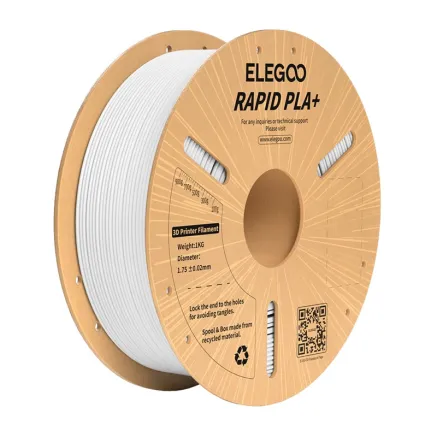 ELEGOO Rapid PLA+ Filament (White) 50.203.0115
