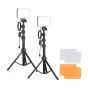 Neewer BP66 studio set two LED lamps + filters + tripods B0DJXMFRN2