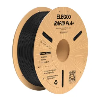 3D Printers & Materials - ELEGOO Rapid PLA+ Filament (Black) 50.203.0114 - quick order from manufacturer