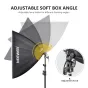Studio Daylight - NEEWER NK200, 2x 35 watt LED softbox set with tripods - buy today in Master Foto store and with delivery