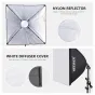 Studio Daylight - NEEWER NK200, 2x 35 watt LED softbox set with tripods - buy today in Master Foto store and with delivery