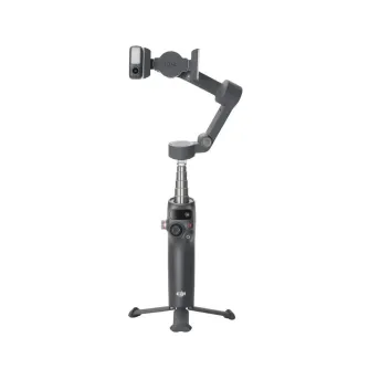 DJI Osmo Mobile 8 gimbal stabilizatorius su magnetine telefono klemu, multifunkciniu moduliu ir trijų ašių stabilizacija išmaniesiems telefonams