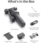 DJI Osmo Mobile 8 gimbalis su magnetine telefono klemu, multifunkcionaliu moduliu ir priedais išmaniesiems telefonams stabilizuoti