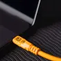 Data Cables - TetherPro Optima 10Gbps USB-C, 4.6m, Black, Straight to Right, Orange Boost - buy today in Master Foto store and with delivery