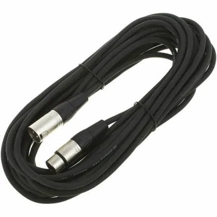 Microphone cable 6m XLR 3pin male - XLR 3pin female d6mm sssnake SM6BK