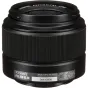 Fudžifilmo XC 35mm f/2 objektyvas juodos spalvos su asferinėmis lęšiais ir X-mount suderinamumu