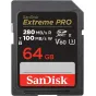 Memory Cards - SanDisk Extreme Pro SDXC 64GB (SDSDXEP 064G GN4IN) UHS-II C10 U3 V60 - buy today in Master Foto store and with delivery