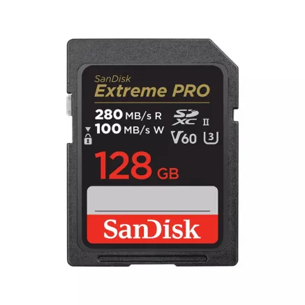 SanDisk Extreme Pro SDXC 128GB UHS-II C10 U3 V60 (SDSDXEP-128G-GN4IN)